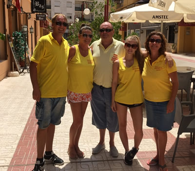 staff at erica rose holiday rentals calpe