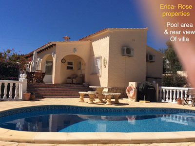 rent a family villa calpe spain